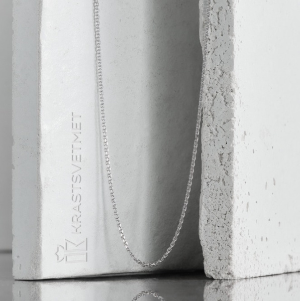 Цепь из серебра 925, плетение «Якорь»